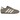 Adidas Taekwondo Earth Strata Wonder White Gum sneakers i sidoprofil, med ovandel i beige mocka, tunna skosnören och en tunn, brun yttersula i gummi.