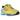 adidas ZX 8000 Consortium Yellow Blue Glow sneakers i sidoprofil med gula och blå detaljer, snören och yttersula