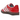 Adidas Gazelle Indoor Better Scarlet Patent Leather sneakers i en vinklad vy med glansig röd lackläderovandel och klassisk brun gummisula