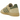 Adidas Handball Spezial Golden Beige Focus Olive sneakers i vinkel vy med gyllenbeige mocka, olivgröna detaljer och klassisk gummisula