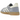 Adidas Handball Spezial Silver Violet Cream White sneakers sedda från sidan med glittrande silverovandel, lila ränder och klassisk gummisula