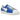 Adidas Superstar Vintage Bape Blue White sneakers i sidoprofil med blå detaljer, vit ovandel och klassisk tåhätta