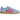 Adidas Handball Spezial Glow Blue Red Blue Spark sneakers i sidoprofil, tillverkade i klarblå mocka med röda 3-ränder och klassisk gummisula.