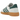 Adidas Handball Spezial Alumina Collegiate Green sneakers i profil med ovandel i beige mocka, gröna ränder och en klassisk brun gummisula