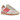 Adidas SL 72 OG Liberty London Better Scarlet sneakers i sidovy med röd mocka, unikt blommigt Liberty-mönster och en klassisk vit mellansula.