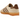 Adidas Gazelle Indoor Sand Strata Premium Brown sneakers sedd från sidan med beige mocka, klassiska tre ränder och en brun yttersula i gummi