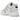Salomon Speedcross 3 White Alloy Black sneakers i en vinklad profilvy med hållbart vitt mesh-material, svart Salomon-branding och grov yttersula.