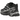 Salomon XT 6 Gore Tex Black Silver sneakers i en vinklad vy med svart och silverfärgad ovandel, tåliga snören och slitstark yttersula