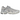 Salomon XT-Whisper Silver Lunar Rock sneakers sedd från sidan med detaljerad silver- och grå ovandel, snörsystem och slitstark yttersula
