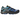 Salomon XT-4 OG Black Nautical Blue sneakers i sidoprofil med svart mesh-ovandel, blå TPU-ram, quicklace-snörning och robust yttersula