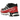 Salomon XT-6 Gore-Tex Black Flame Scarlet sneakers i sidoprofil med svart ovandel i textil, röda detaljer och slitstark yttersula