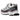 Salomon XT-6 White Black Dusky Orchid sneakers i en vinklad profil med vit mesh, svarta detaljer, Quicklace-snörning och lila detaljer.