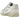 New Balance 1906D Protection Pack White sneakers i vinklad profil med dekonstruerad vit läderdesign, synlig stötdämpning och N-Lock logotyp.