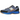 New Balance 1906R Action Bronson Medusa Azul sneakers i en vinklad vy med flerfärgade överlägg, blå nätdetaljer och en detaljerad gummisula