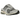 New Balance 2002R Mule Protection Pack Rain Cloud sneakers i sidoprofil med dekonstruerad grå mocka och detaljerad taggig overlay-design
