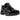 New Balance 2002R Black Dark Grey sneakers i en vinklad profilvy med ovandel i svart mesh, mockapaneler och en grå N-logotypdetalj.