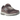 New Balance 2002R Black Fig sneakers i vinklad profil med vinröda mockadetaljer, svart mesh och grå N-logotyp på sidan