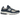 New Balance 2002R Vintage Indigo Calm Taupe sneakers i profil, som visar en kombination av mörkblå mocka och beige mesh med en dämpad gummisula