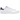 Adidas Stan Smith Core White New Navy sneakers i profil med vit ovandel i läder, grön hälflik och de klassiska perforerade tre ränderna på sidan