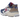 New Balance 990v3 MiUSA Kith Daytona sneakers i en vinklad profil med blå mesh, rosa detaljer och vit mellansula