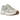 New Balance 530 Moonbeam Cow Print sneakers i sidoprofil, som visar ovandel i benvit mesh med detaljer i kohudsmönster och grå accenter.