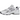 New Balance 530 White Silver Navy sneakers sidoprofil med vit mesh-ovandel, silverfärgade detaljer och marinblå New Balance-logotyp