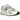 New Balance 530 Sea Salt Marsh Green sneakers i sidoprofil som visar den vita ovandelen i mesh, gröna läderdetaljer och en dämpad mellansula.