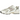 New Balance 530 Sea Salt Mercury Red sneakers i profil med vit mesh, beige detaljer, röda accenter och en chunky ABZORB-mellansula för skön komfort.