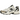 New Balance 530 White Light Gold Metallic sneakers i vinklad profil med vit mesh, gulddetaljer och vit ABZORB-sula