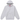Supreme Frayed Hooded Sweatshirt Heather Grey sneakers frontvy med fransiga kanter, klassisk grå huvtröja i bomull med frontlogotyp