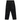 Supreme Rigid Baggy Black Selvedge Jean Rigid Black sneakers frontvy av baggy jeans i svart denim med klassisk knappstängning