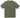 Stussy Sliced Tee Olive sneakers frontvy med grafiskt tryck på bröstet, ribbad krage och klassisk lös passform i olivgrön bomull