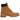 Timberland Premium 6 Inch Boot sneakers sedda från sidan i klassiskt vetefärgat läder med brun vadderad krage, snören och tålig gummisula