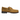 Timberland Authentic 3 eye classic lug wheat full grain sneakers i profil med design i brunt läder, synliga snören och tjock mönstrad sula