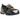 New Balance 1906L GANNI Black Fall Leaf Snakeskin sneakers i profil, med svart ormskinnsmönstrad ovandel och gula detaljer på gummisulan
