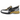 New Balance 1906L GANNI Black Fall Leaf Snakeskin sneakers i profil, visar svart ovandel med ormskinnsmönster och distinkt gul sula.
