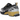 New Balance 1906L GANNI Black Fall Leaf Snakeskin sneakers i profil med svart ovandel i ormskinnsmönster, gula detaljer och stötdämpande sula