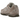 New Balance 204L Mushroom Arid Stone sneakers visad från sidan med ovandel i mocka i jordnära toner, grå detaljer och klassisk vit mellansula