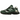 New Balance 9060 Team Forest Green sneakers i sidoprofil som visar den skogsgröna ovandelen i mesh och mocka samt en kraftig, dämpad mellansula.