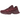 New Balance 9060 Burgundy sneakers i sidoprofil som visar en djup vinröd ovandel i mesh och mocka med vit mellansula och grå detaljer