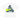 Palace x Nike Tri Swoosh T-Shirt White sneakers framifrån med den ikoniska Palace och Nike logotypen på bröstet i en ren vit bomullskvalitet