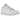 Jordan 1 Low Triple White sneakers i vitt läder med klassisk sidoprofil, vita skosnören och perforerad tåbox