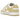 Nike Dunk Low Alabaster Corduroy sneakers i sidoprofil med gul och vit manchesteröverdel samt klassisk sula
