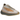 Adidas Yeezy Boost 380 Pepper sneakers i en vinklad profil med brunmelerad Primeknit-ovandel, snören och mönstrad sula