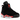 Jordan 6 Retro Infrared Salesman sneakers i vinkelad vy med svart ovandel, röda detaljer och vit mellansula med synlig enhet