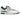 New Balance 550 Vintage Pack Marsh Green sneakers i vinkelad vy med gröna läderdetaljer, vita skosnören och retro-sula