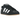 Adidas Campus 00s Core Black Cloud White sneakers i sidoprofil med svart mockaöverdel, vita läderränder och tjocka skosnören