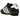 Adidas Taekwondo Black White sneakers visade i sidoprofil med svart ovandel i läder, vita signaturränder och en tunn gummisula.