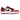 Jordan 1 Low Golf Spiked Varsity Red White Black sneakers i vinkel med röd och vit överdel i läder samt svarta detaljer