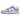 Nike Dunk Low Next Nature Lilac sneakers i vinklad vy med lila och vita laederpaneler, klassiska snoren och en slitstark sula.